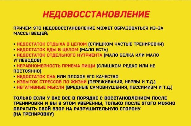 Две основные причины, почему у вас не растут мышцы